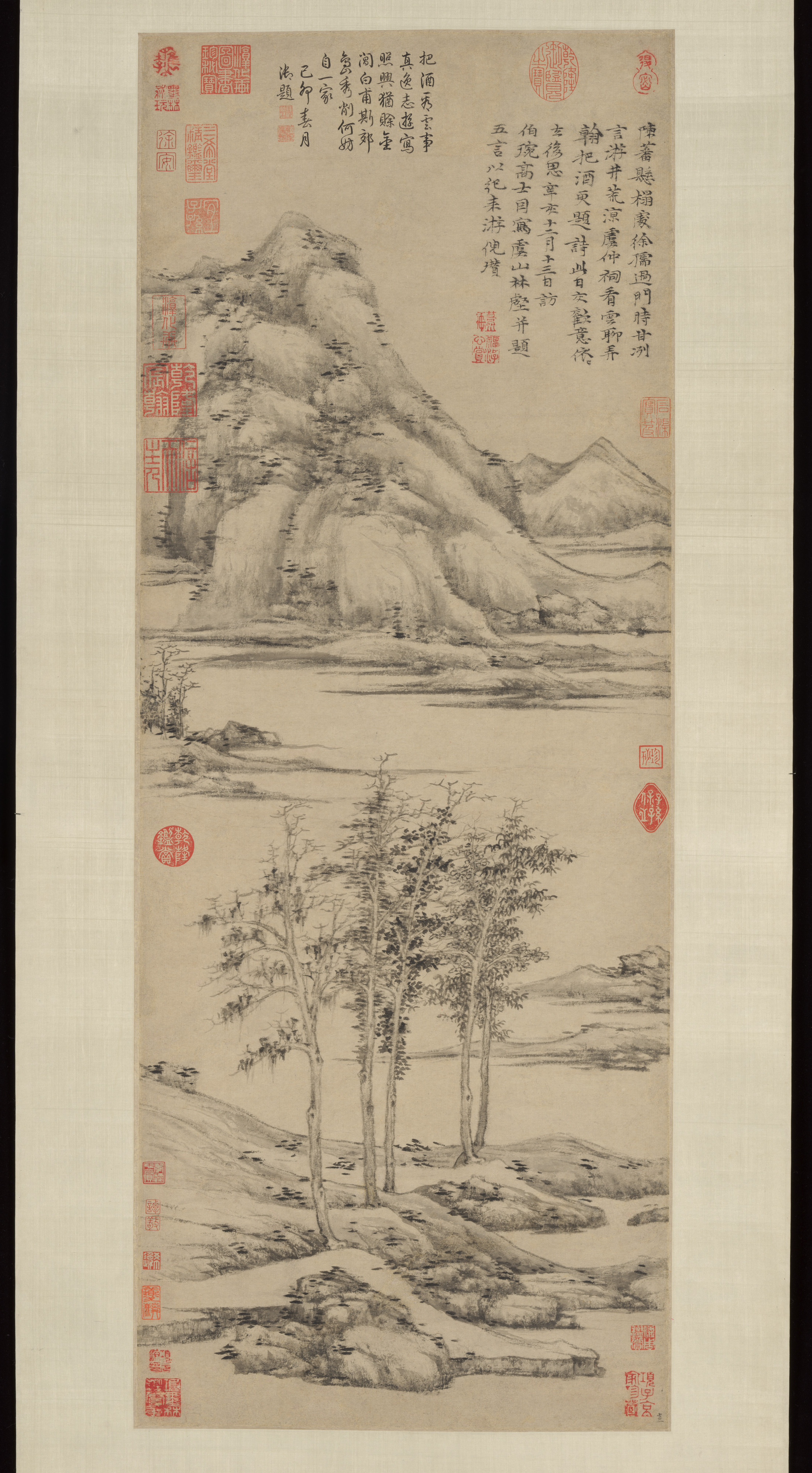 虞山林壑图