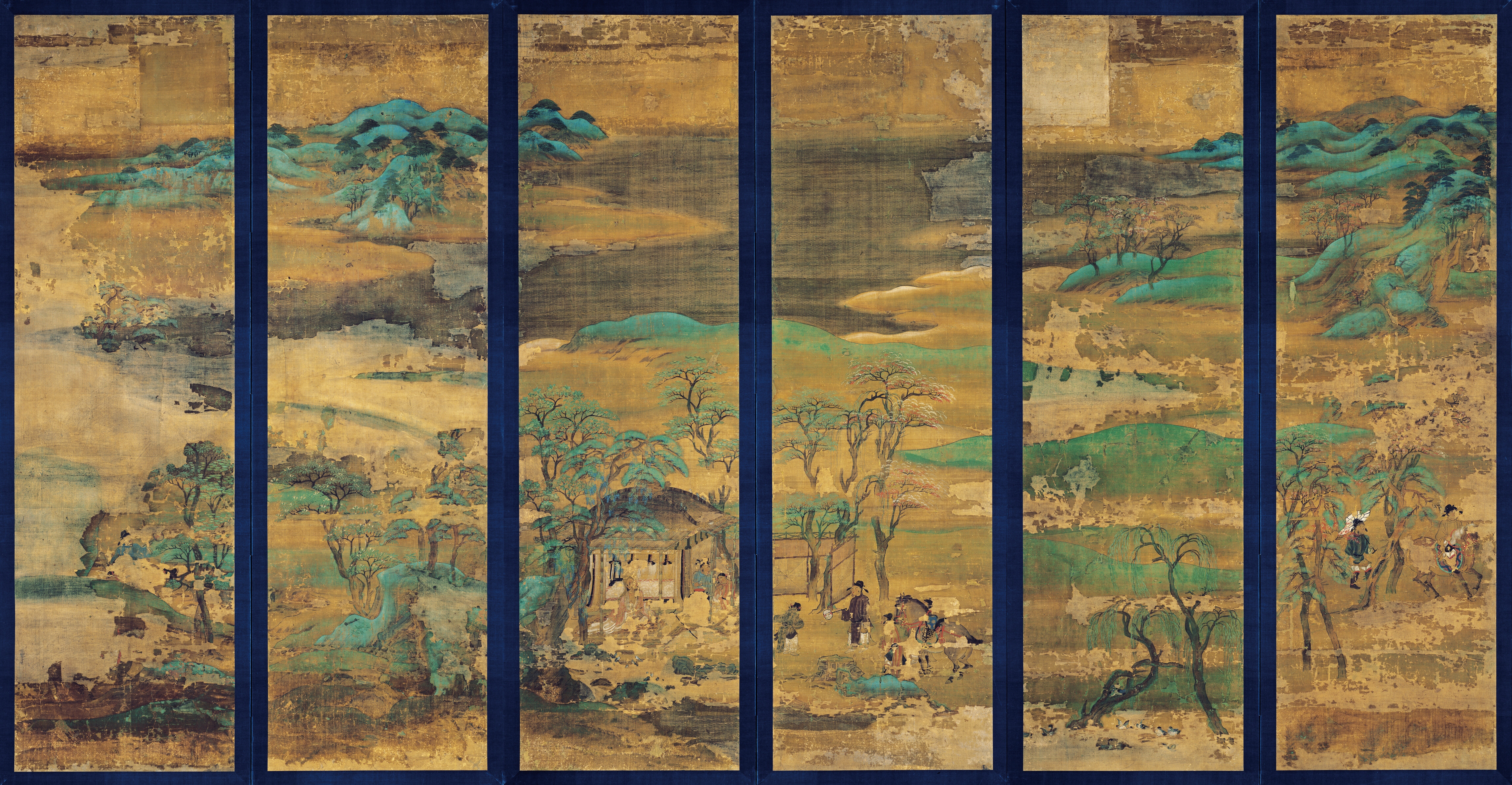《山水屏风》