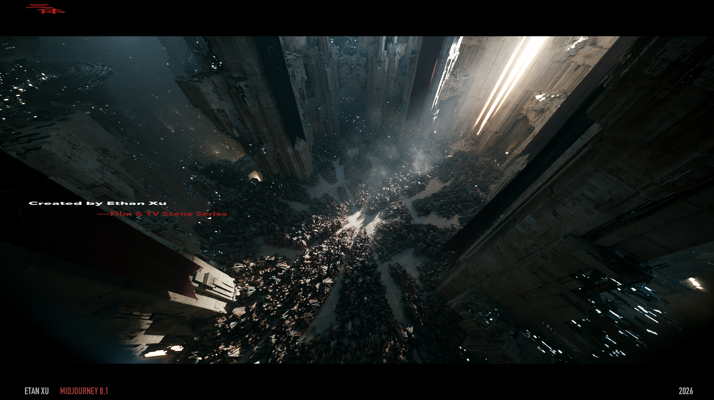 AI Visual Worlds — COLLAPSE, frame 24