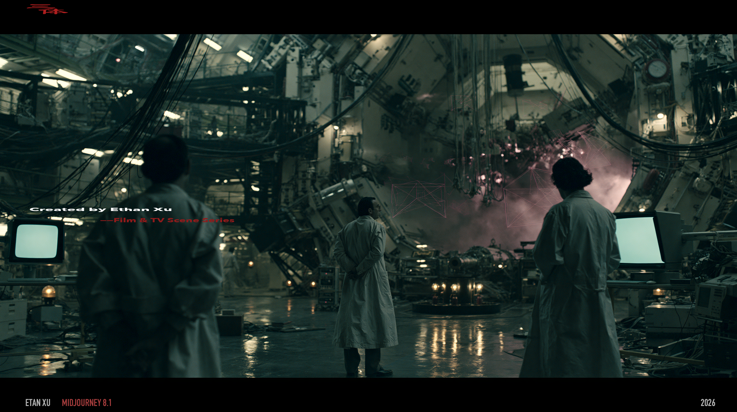 AI Visual Worlds — CONTROL CHAMBER, frame 06