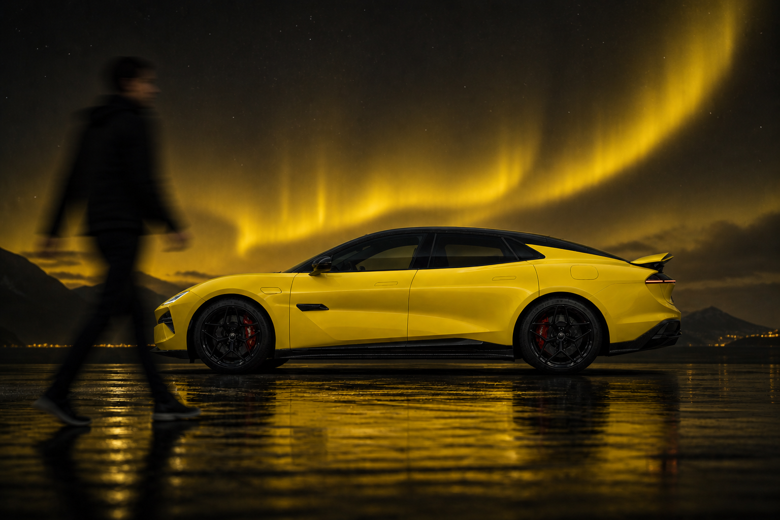 AI Visual Worlds — GOLDEN PROFILE, frame 64