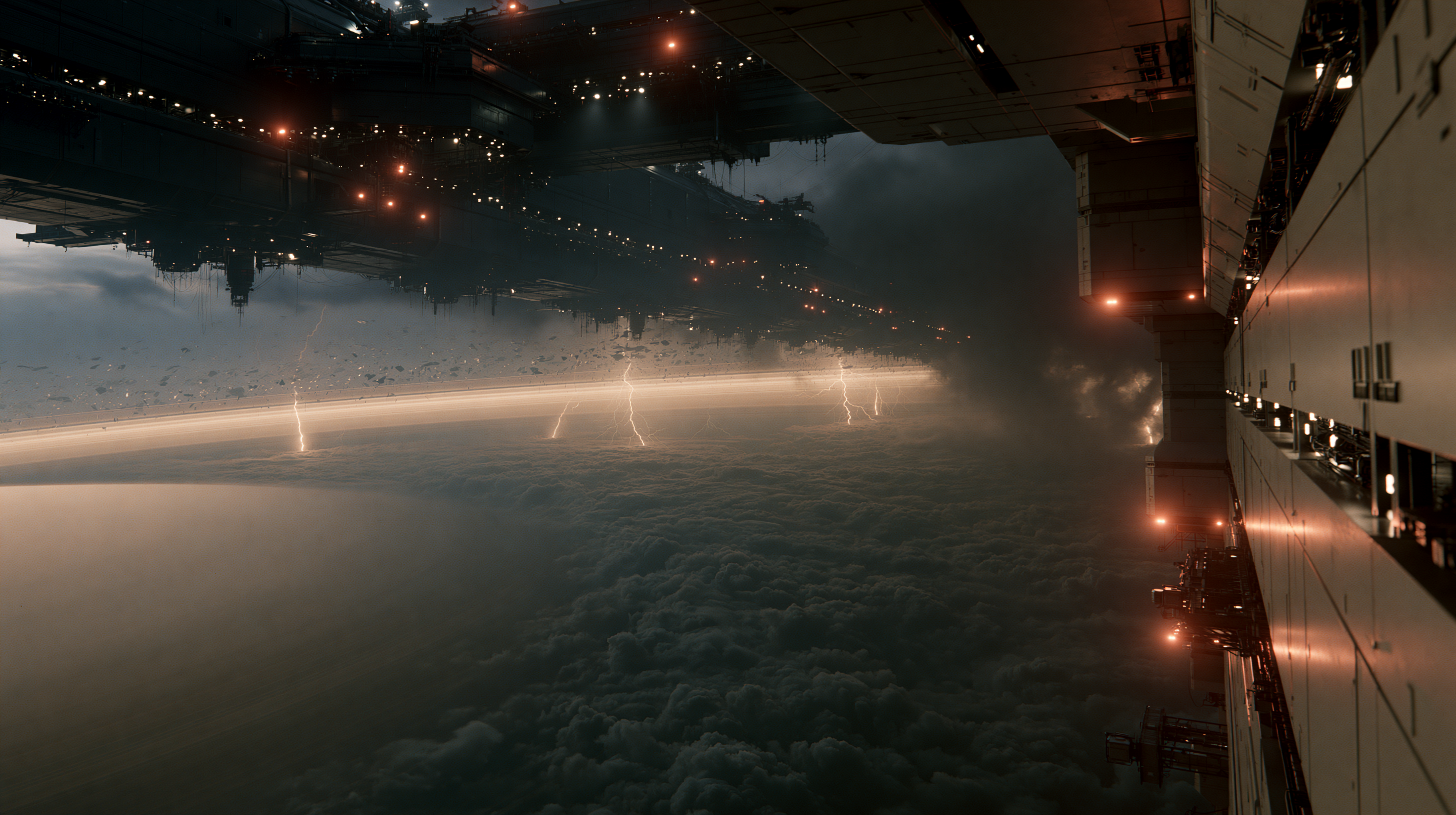 AI Visual Worlds — TWIN TRAJECTORIES, frame 84