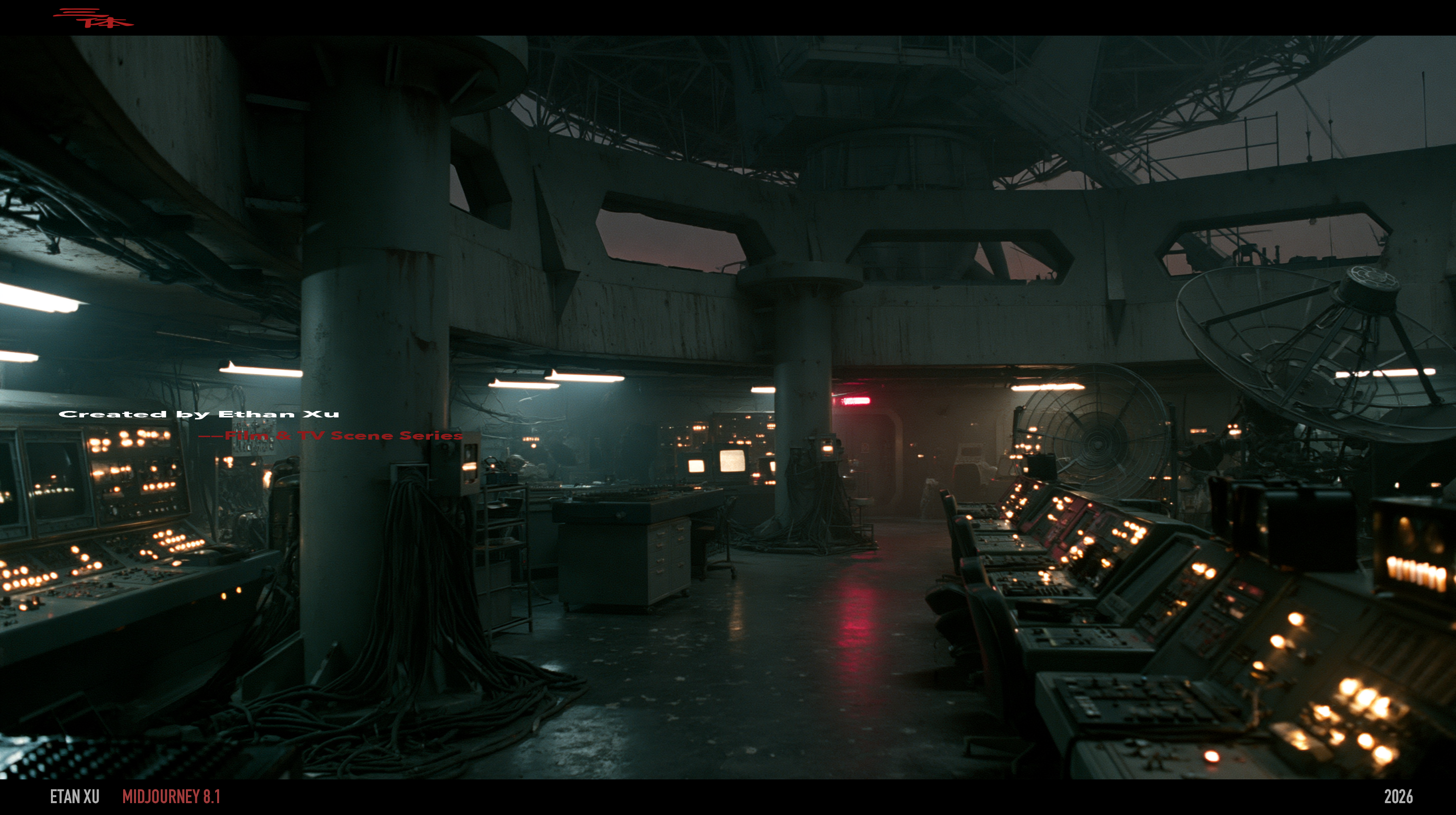 AI Visual Worlds — CITY OBSERVATORY, frame 09